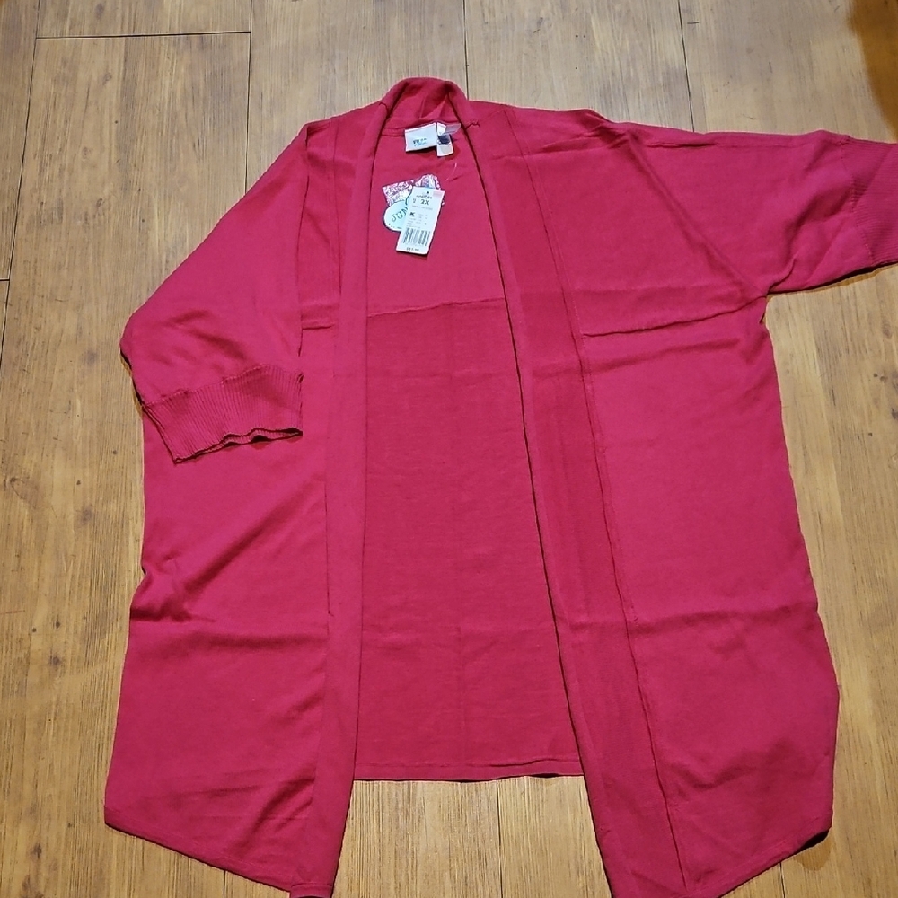 Piper & Blue Pink Open Cardigan